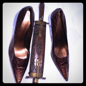 Nine west pointy toed high heels